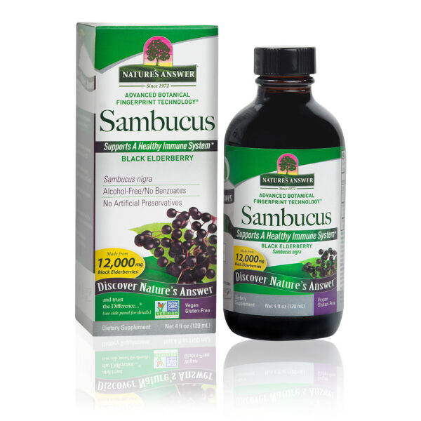 Sambucus Vlierbessen 120ml van Nature's Answer