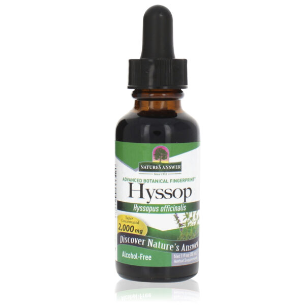 Hyssop extract alcoholvrij 30ml van Nature's Answer