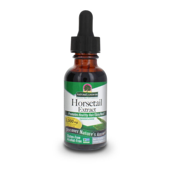 Heermoes Horsetail extract alcohol 30ml Nature's Answer Bottle