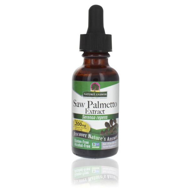 Saw Palmetto (Zaagbladpalm) extract alcoholvrij 30ml van Nature's Answer