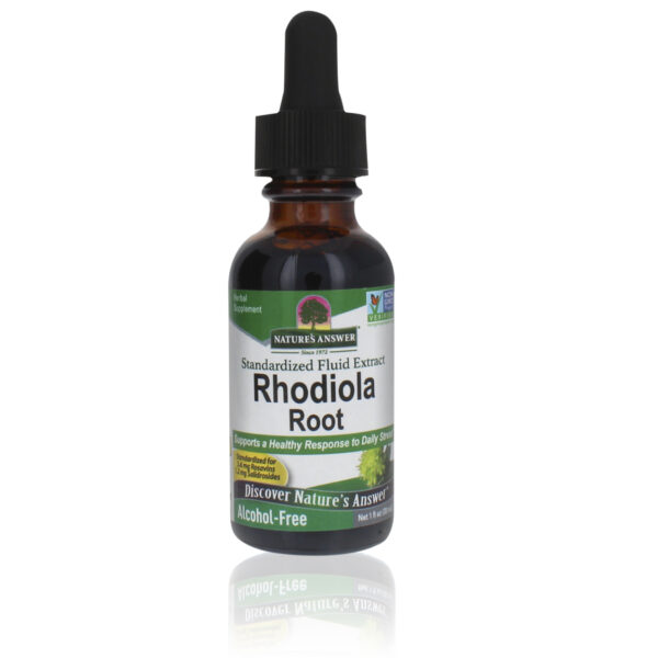 Rhodiola extract alcoholvrij 30ml van Nature's Answer