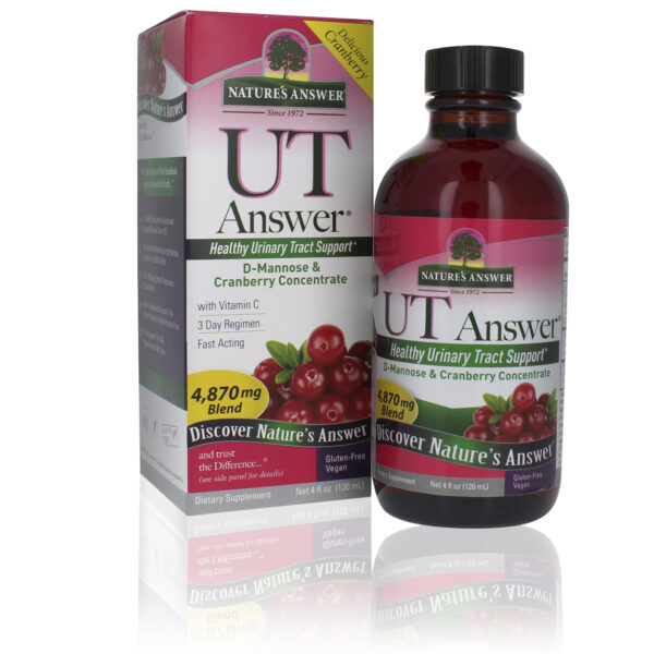 UT Answer D-Mannose & Cranberry Concentraat 120ml van Nature's Answer