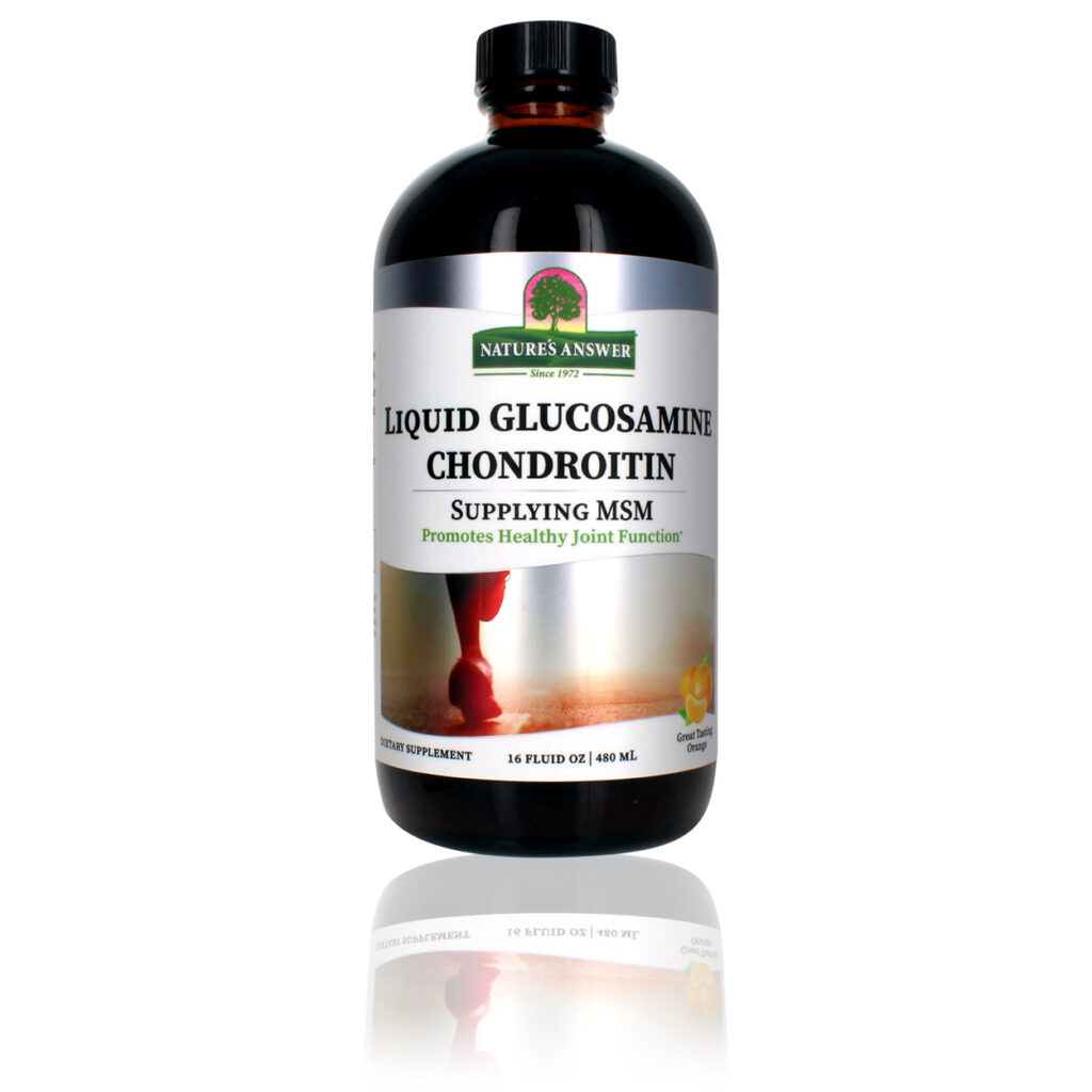 Liquid Glucosamine & Chondroitin & MSM Nature's Answer (480ml)