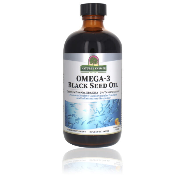 Omega 3 met Black Seed olie 240ml van Nature's Answer